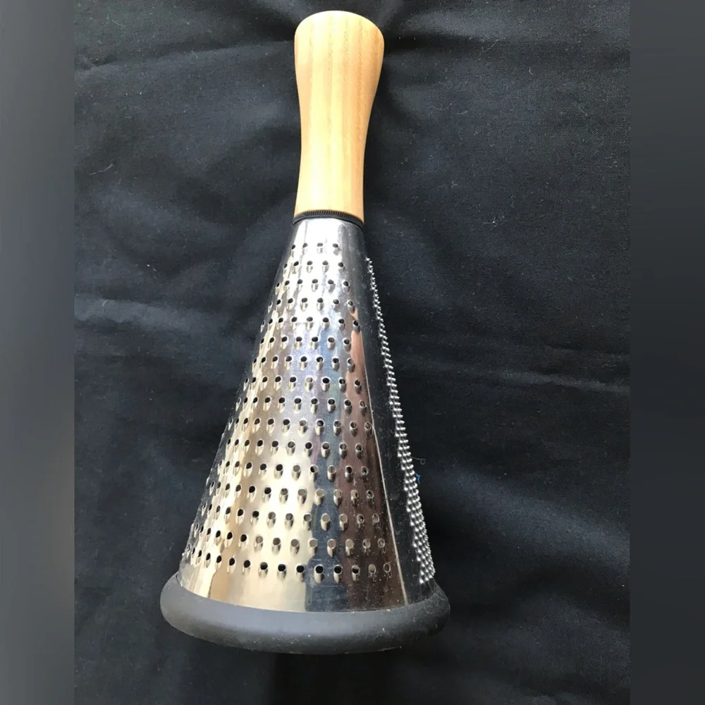 Ashwood Multi-function “Pleats” Wood-Handled Cone Grater